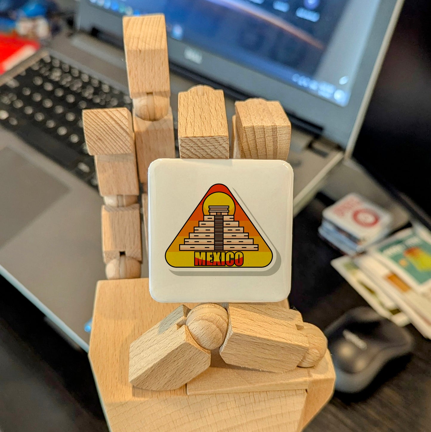 Mexico Pyramid Fridge Magnet - PhiloPerse