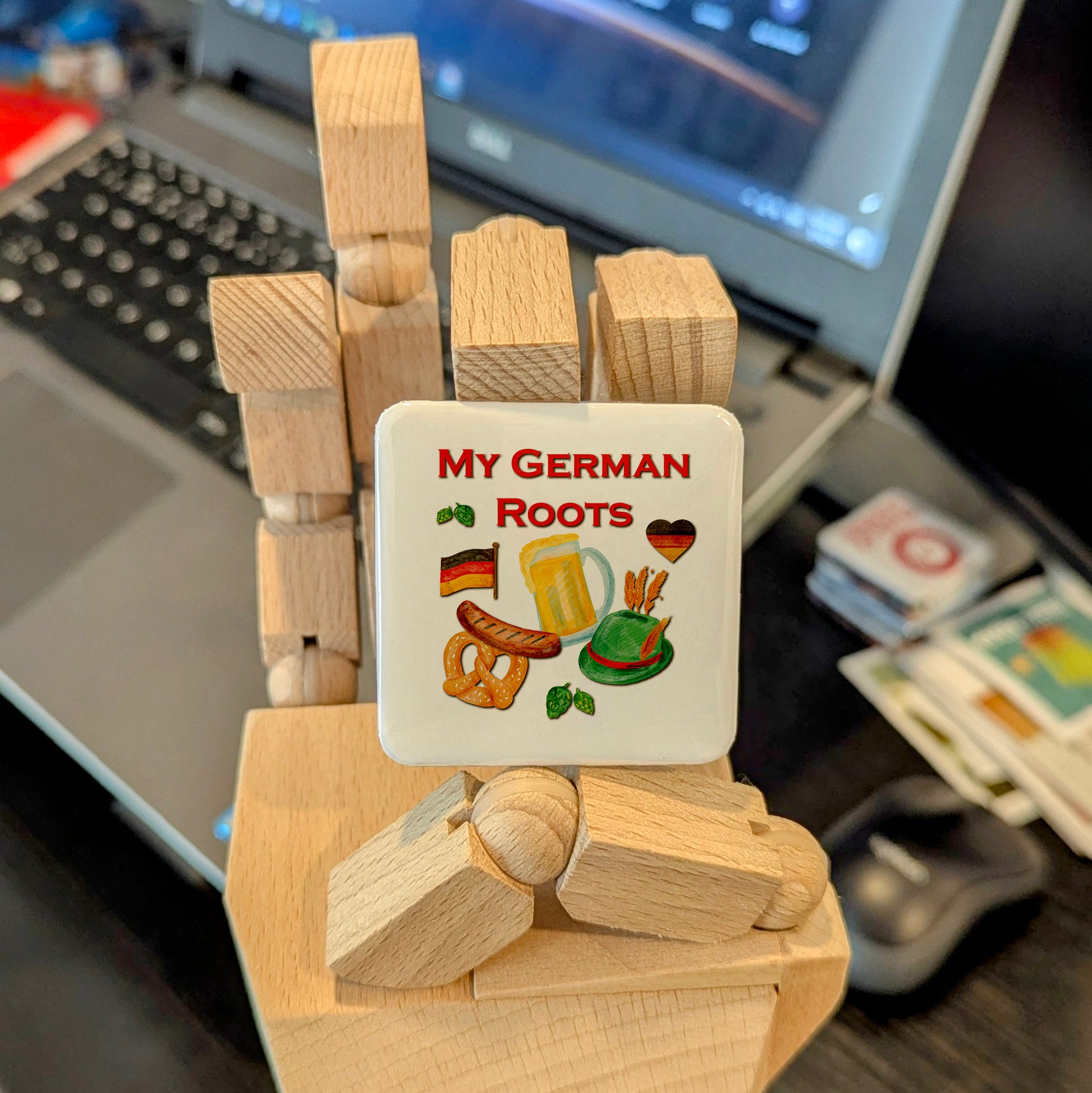 My German Roots Fridge Magnet - PhiloPerse