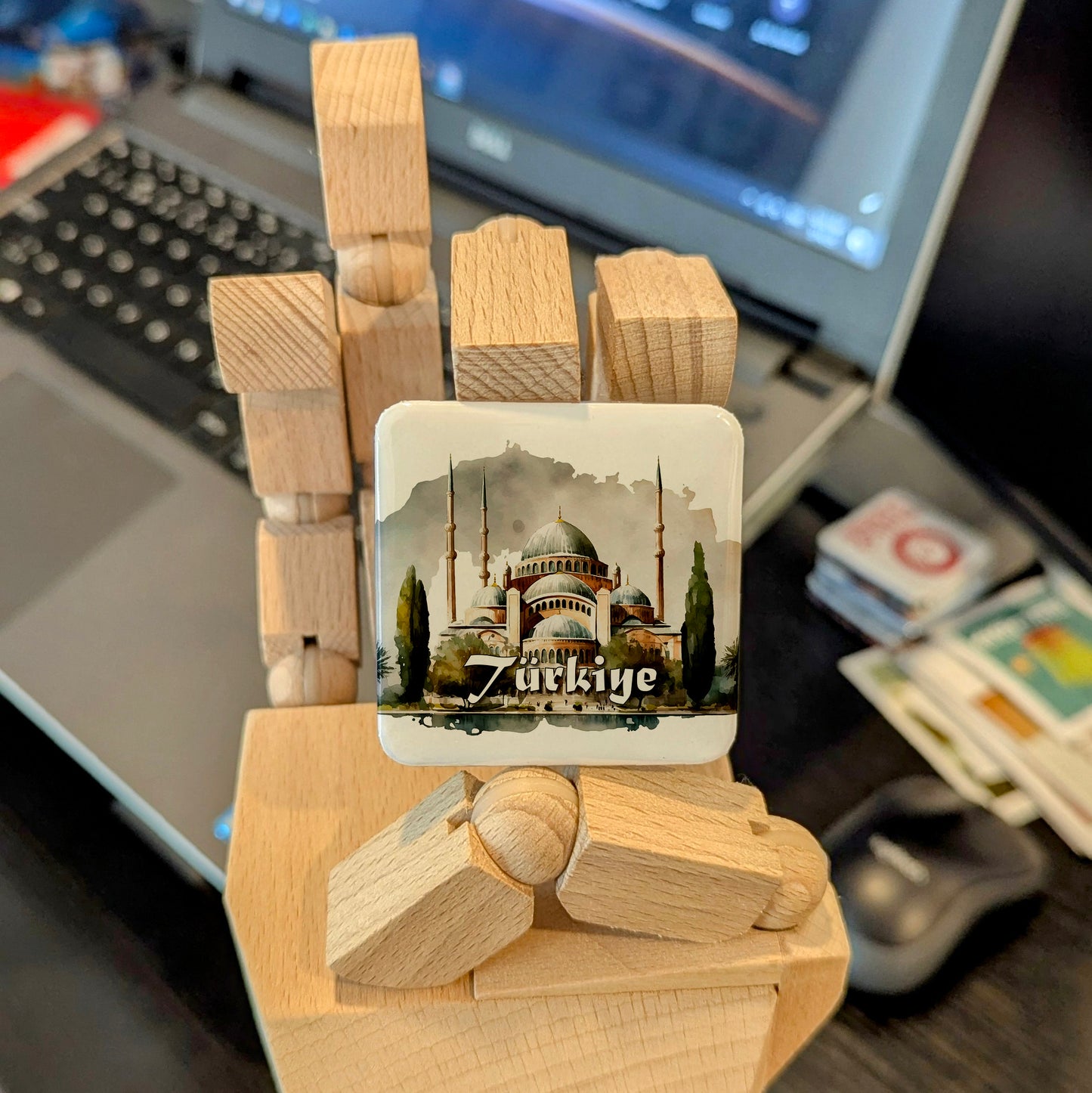 Selimiye Mosque in Türkiye Fridge Magnet - PhiloPerse
