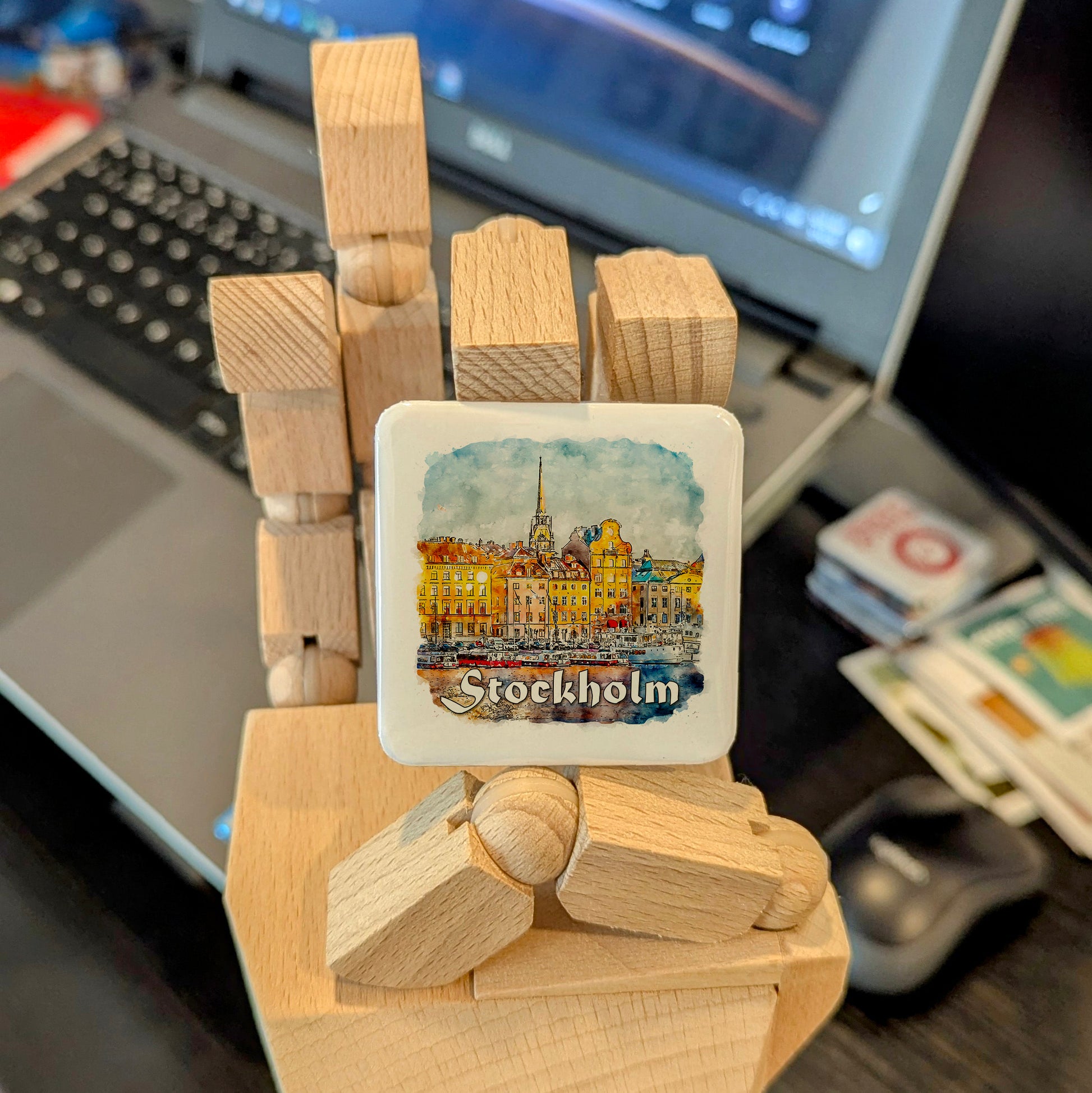 Stockholm Sweden Fridge Magnet - PhiloPerse