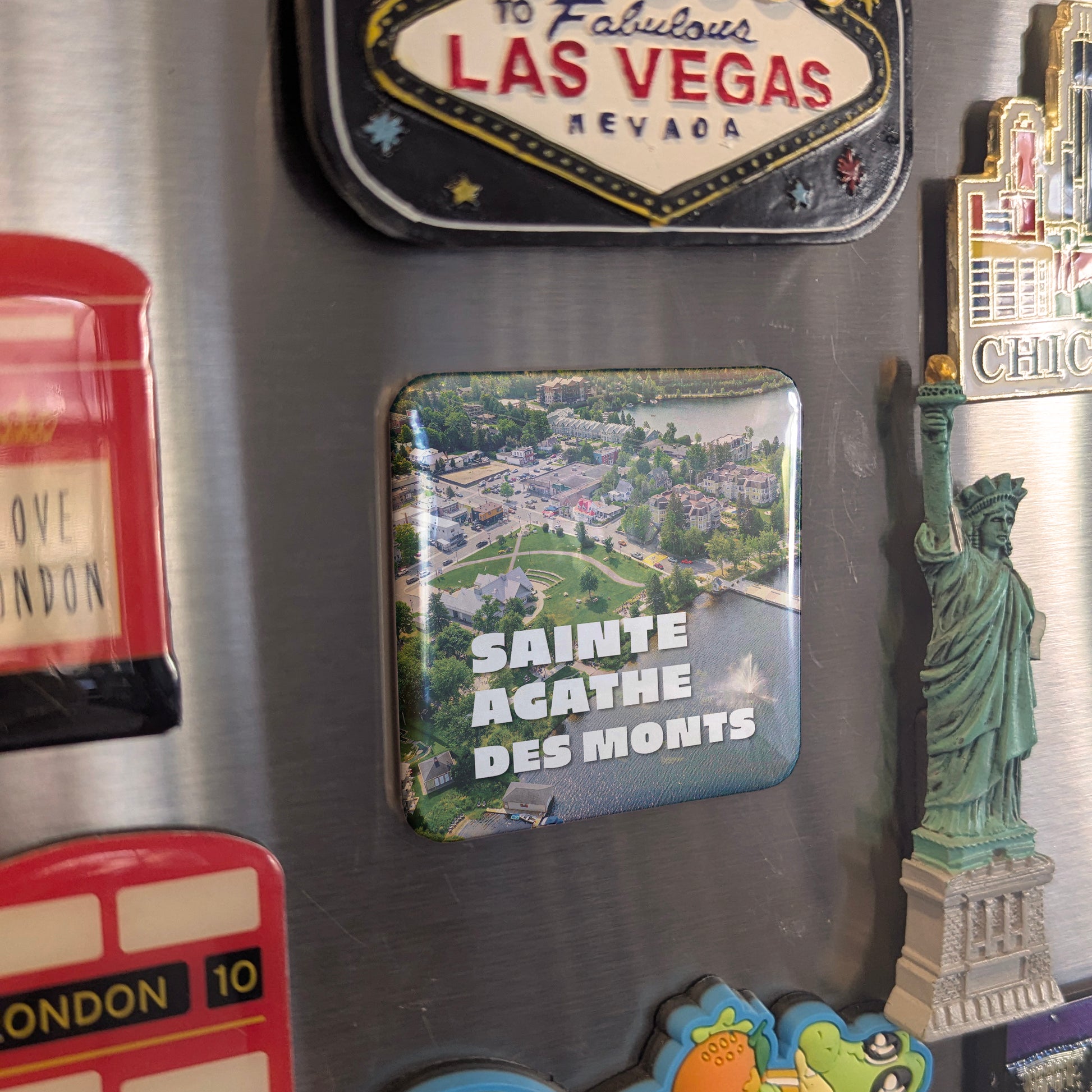 Ste. Agathe Des Monts V.3 Fridge Magnet - PhiloPerse