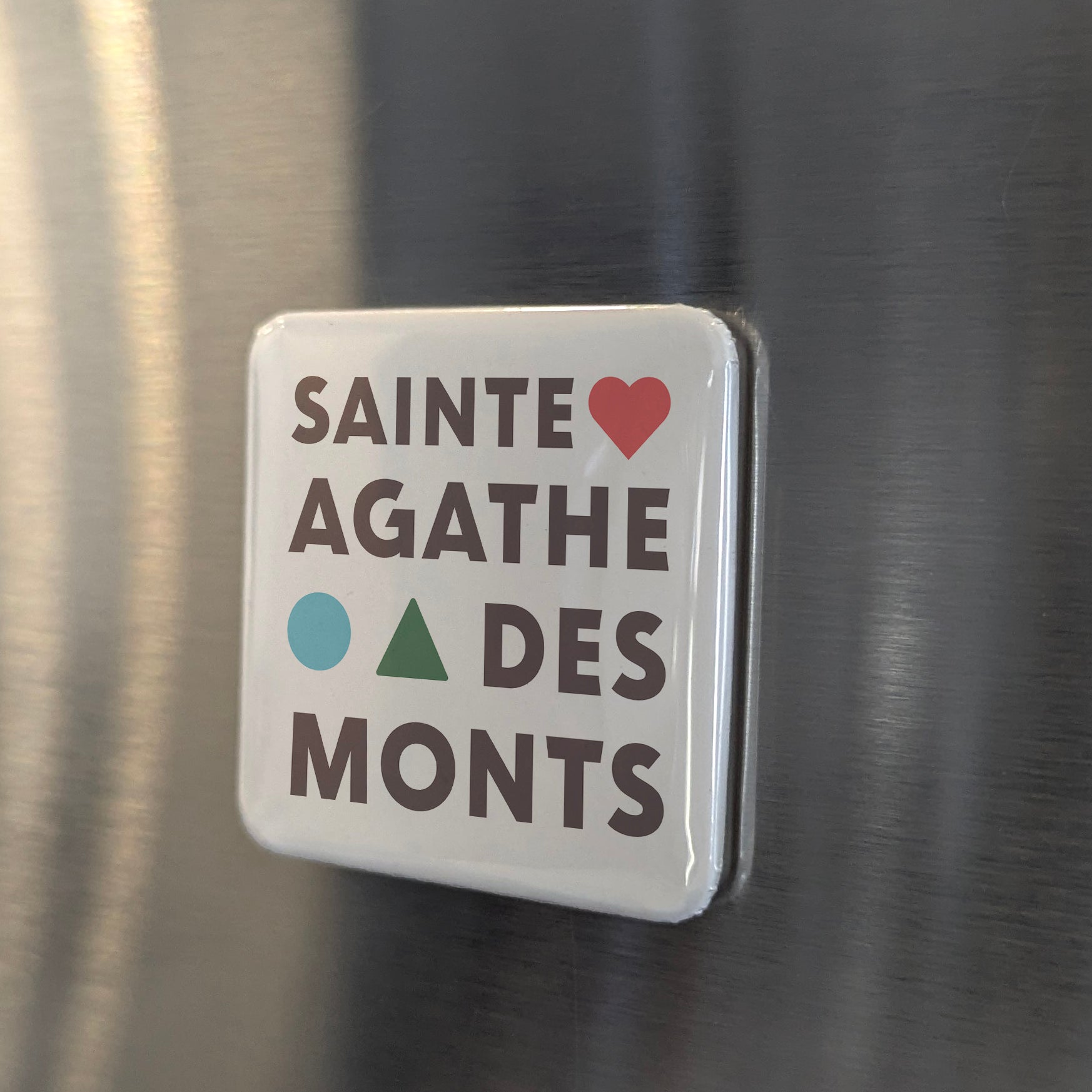 Ste. Agathe Des Monts V.5 Fridge Magnet - PhiloPerse