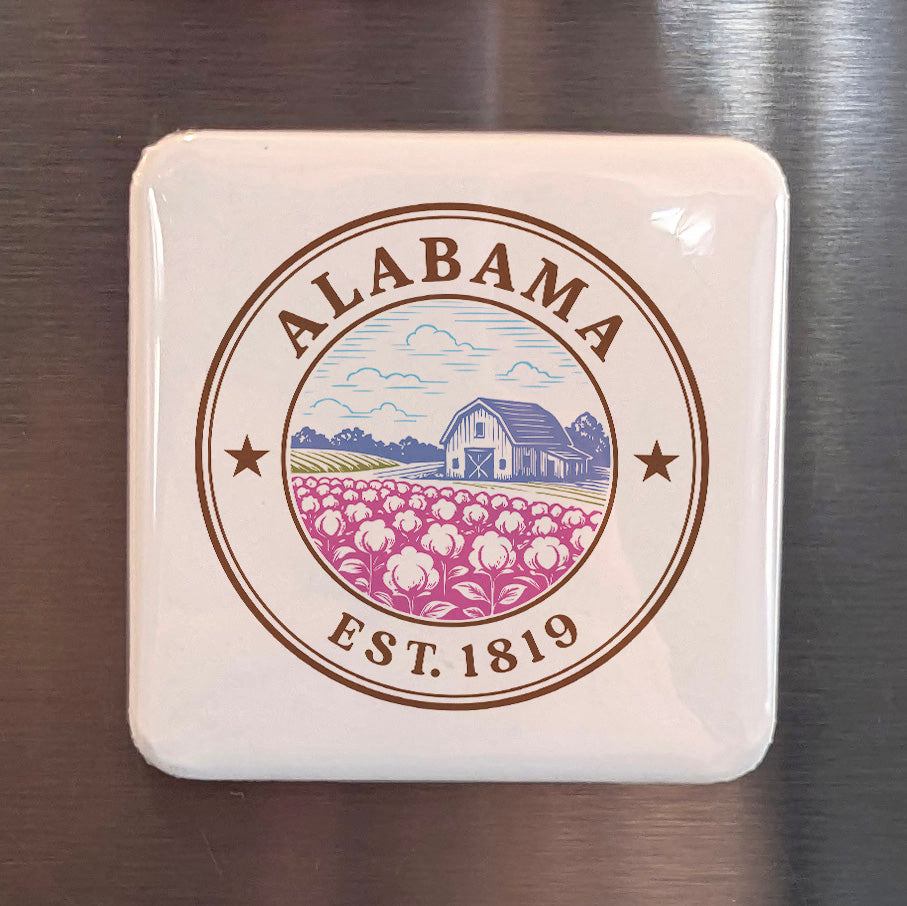 Alabama Magnet | The Heart of Dixie | 2×2 | Made in Canada - PhiloPerse