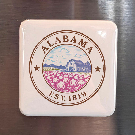 Alabama Magnet | The Heart of Dixie | 2×2 | Made in Canada - PhiloPerse