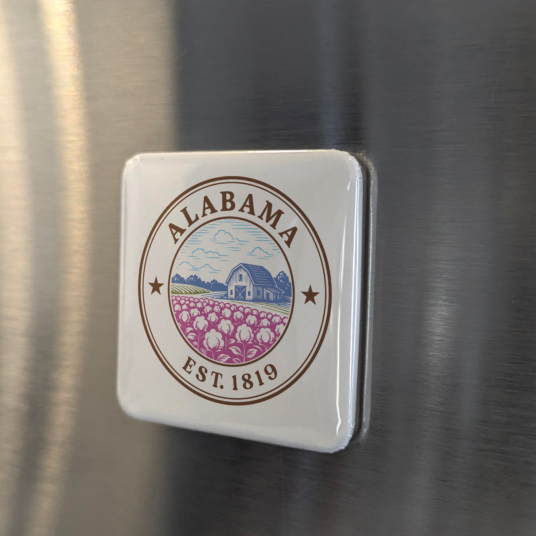 Alabama Magnet | The Heart of Dixie | 2×2 | Made in Canada - PhiloPerse