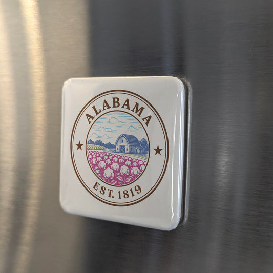 Alabama Magnet | The Heart of Dixie | 2×2 | Made in Canada - PhiloPerse