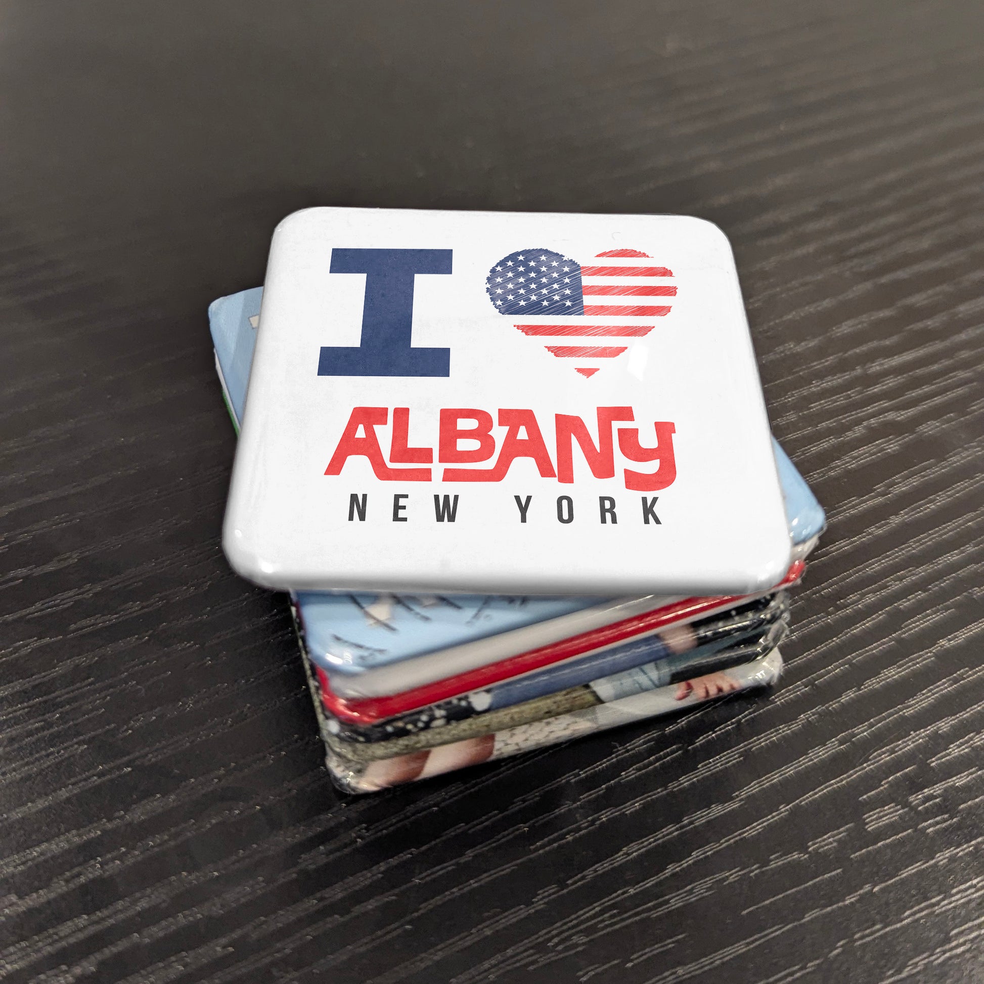 Albany New York Magnet | Capital City Pride | 2×2 | Made in Canada - PhiloPerse