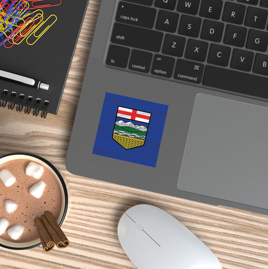 Alberta Flag Vinyl Sticker | 2x2 | Made in Canada - PhiloPerse
