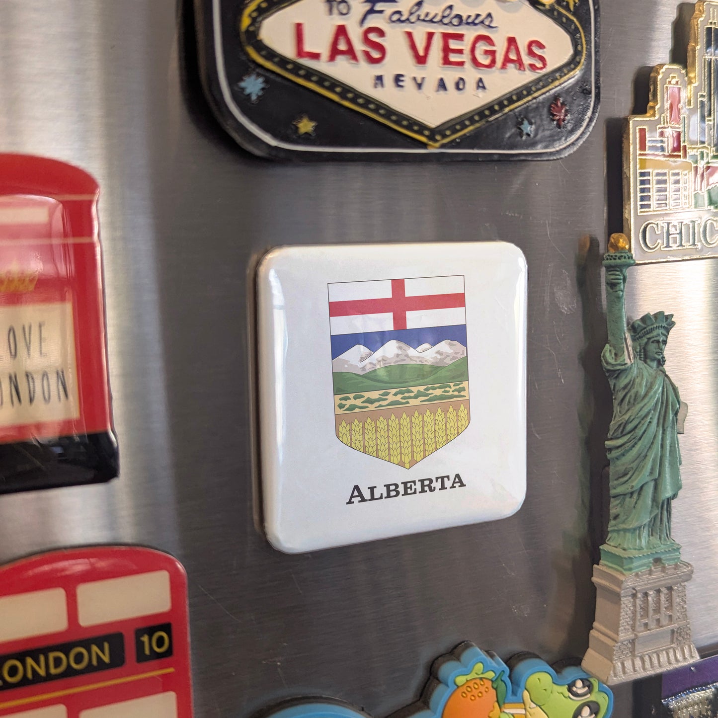 Alberta Flag Fridge Magnet - PhiloPerse