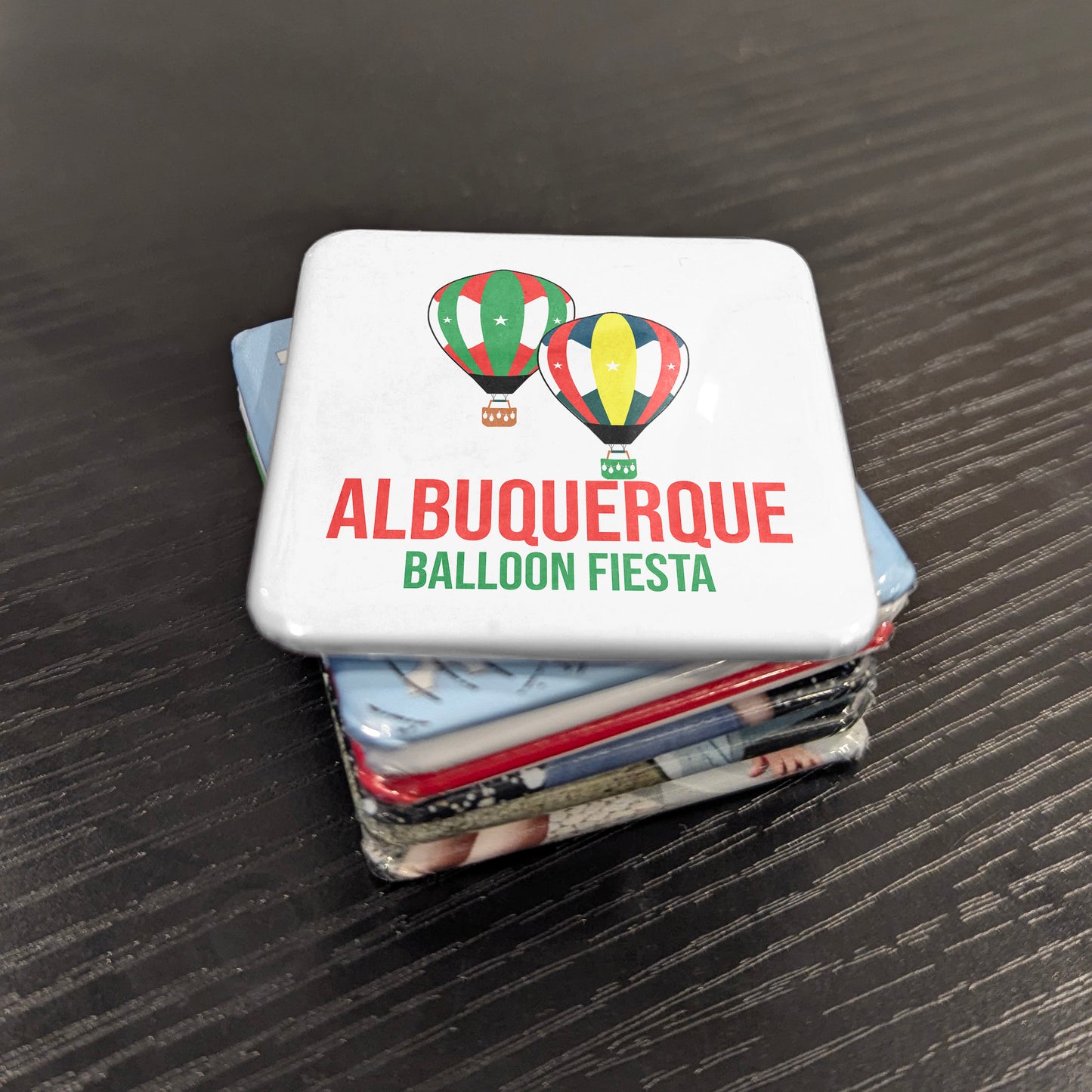 Albuquerque New Mexico Magnet | Balloon Fiesta City | 2×2 | Made in Canada - PhiloPerse