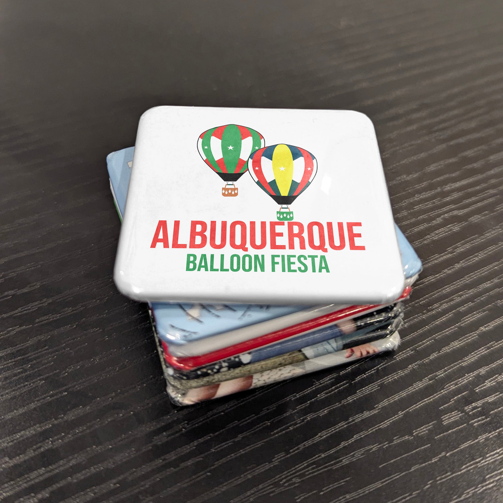 Albuquerque New Mexico Magnet | Balloon Fiesta City | 2×2 | Made in Canada - PhiloPerse
