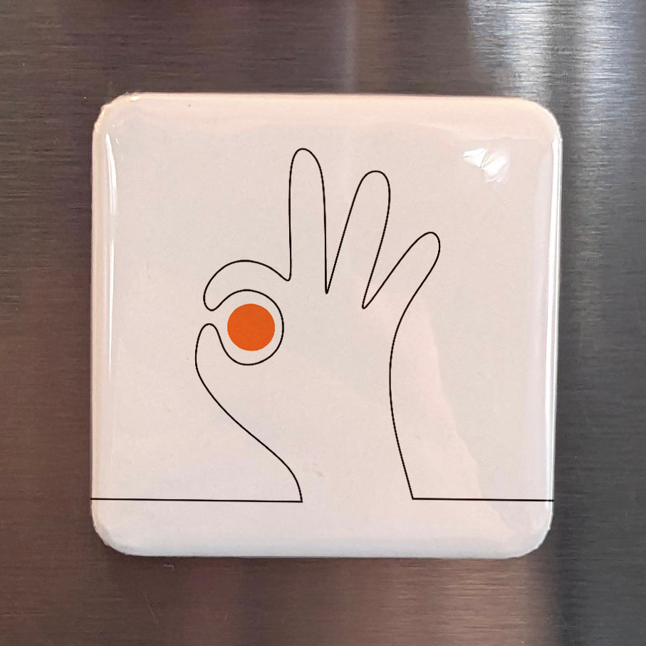 All is OK Fridge Magnet - PhiloPerse