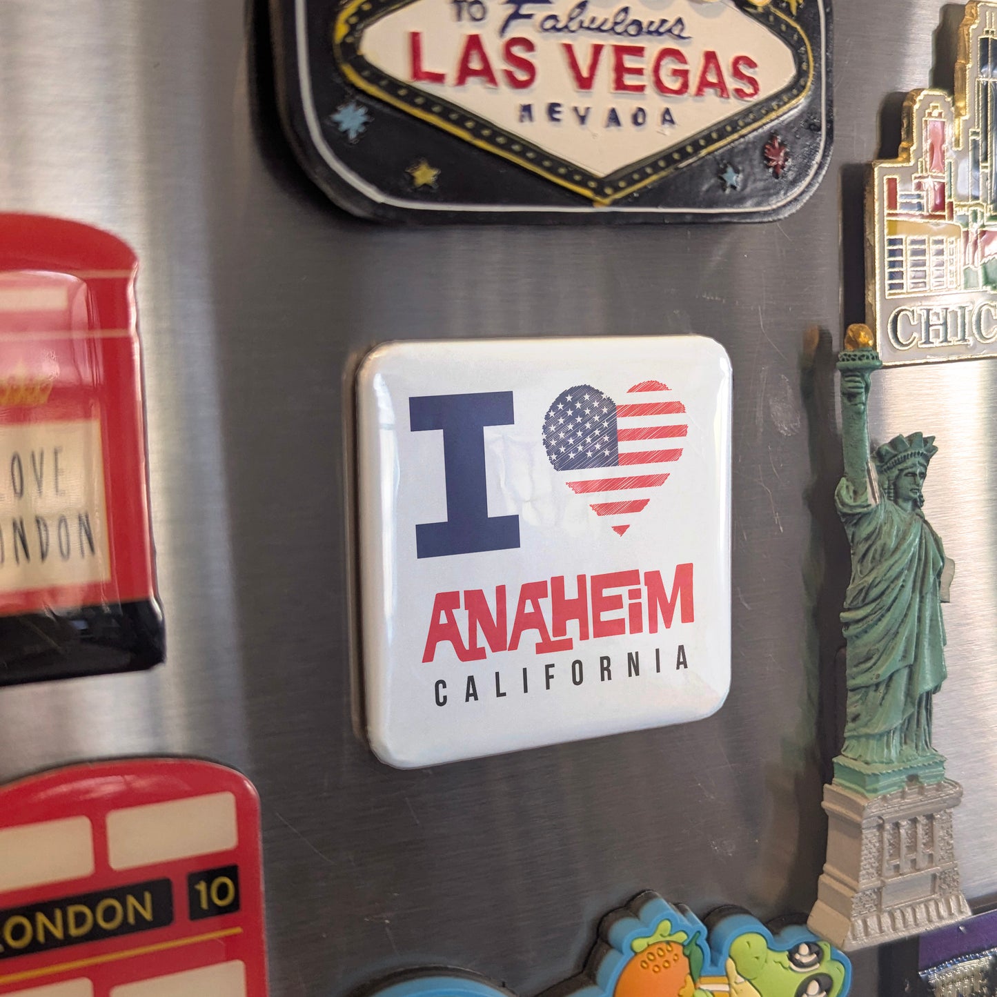 Anaheim California Magnet | City of Dreams | 2×2 | Made in Canada - PhiloPerse