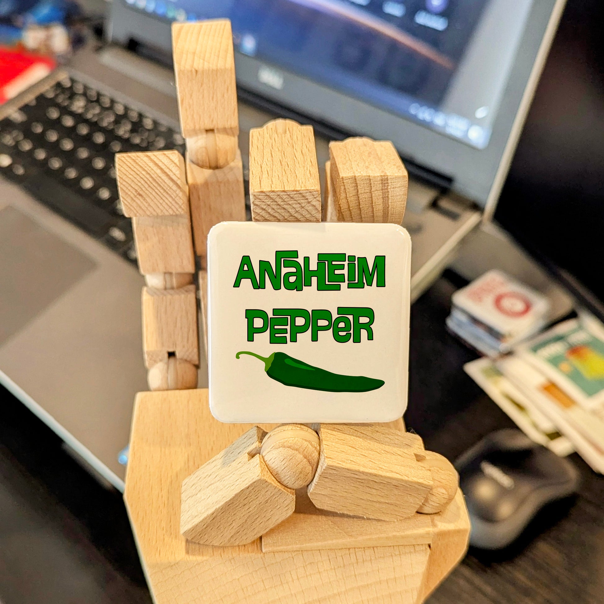 Anaheim California Magnet | Anaheim Pepper | 2×2 | Made in Canada - PhiloPerse