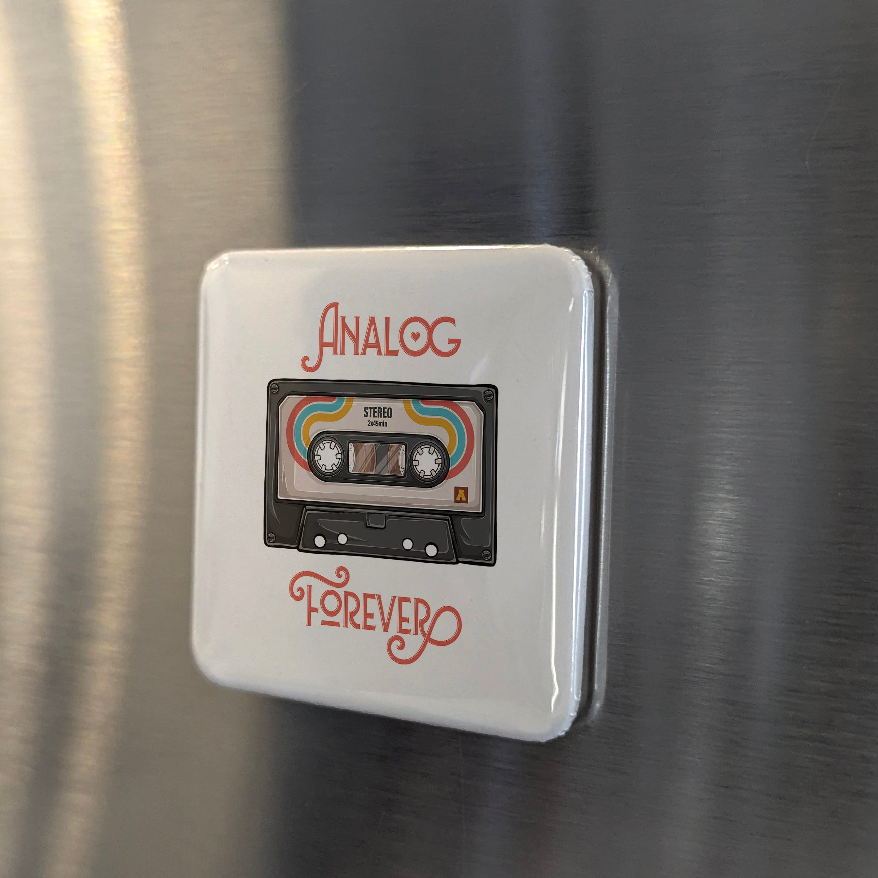Analog Forever Fridge Magnet - PhiloPerse