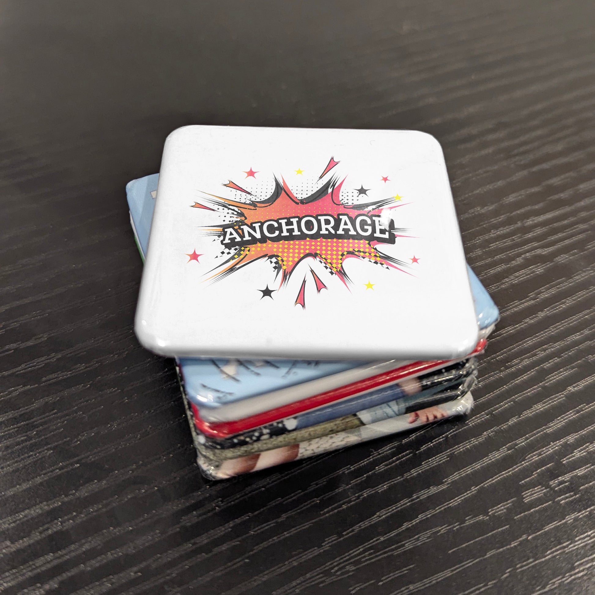 Anchorage Alaska Magnet | Last Frontier City | 2×2 | Made in Canada - PhiloPerse