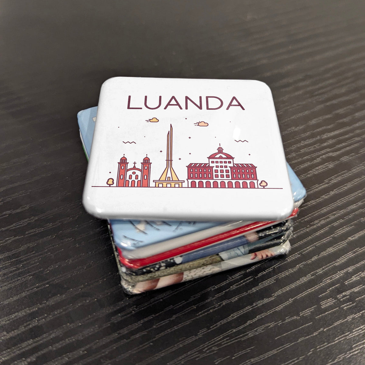 Luanda Angola Africa Magnet | Bay City Capital of the Atlantic Coast | 2x2 | Made in Canada
