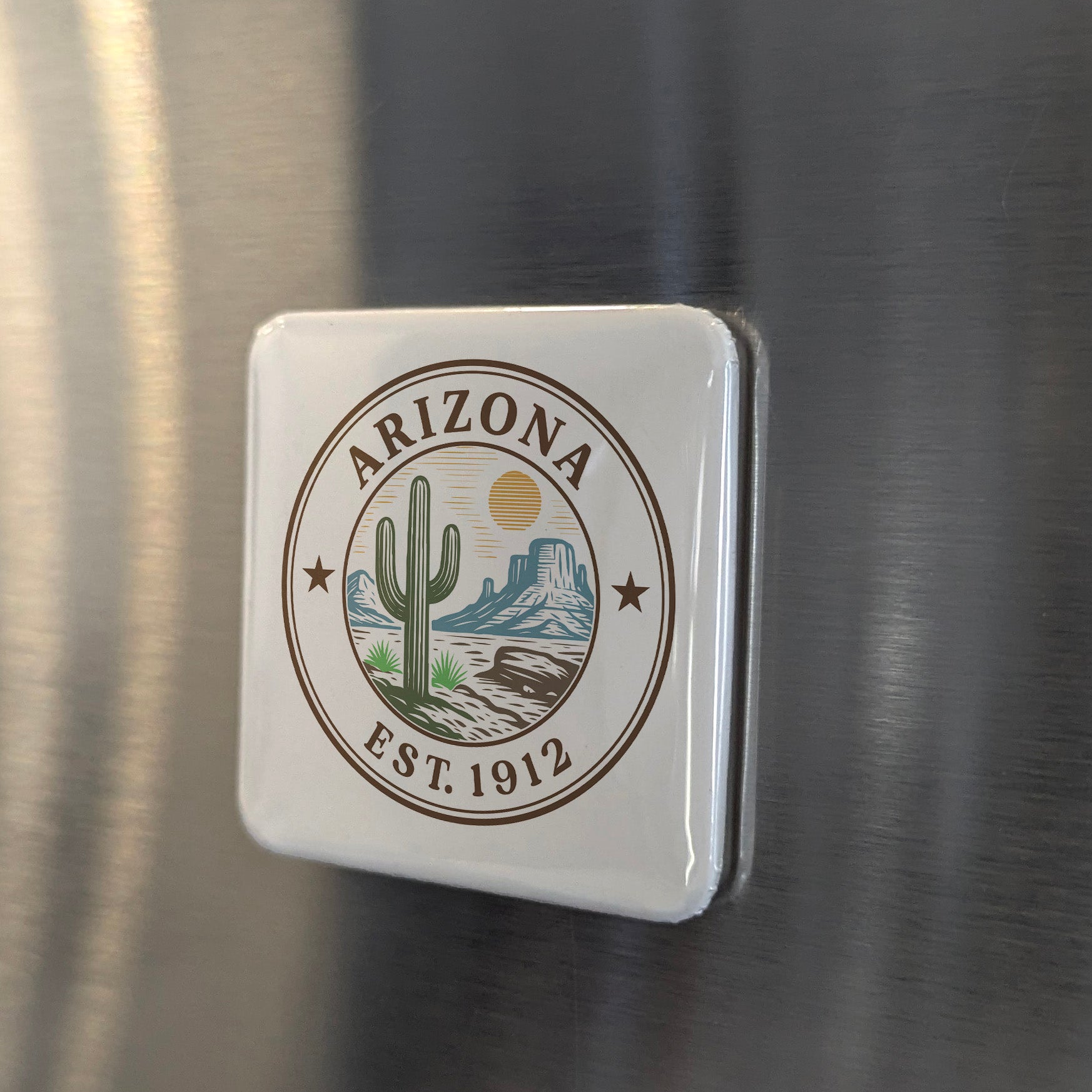 Arizona Magnet | The Grand Canyon State | 2×2 | Made in Canada - PhiloPerse
