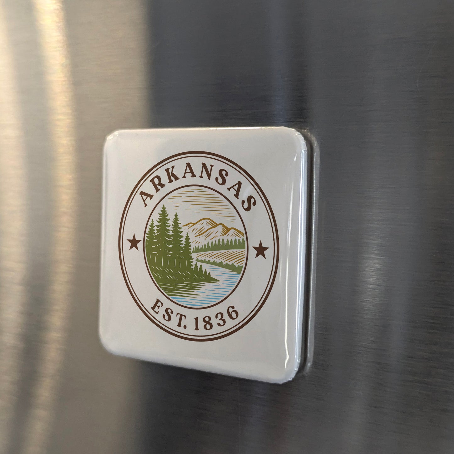 Arkansas Magnet | The Natural State | 2×2 | Made in Canada - PhiloPerse