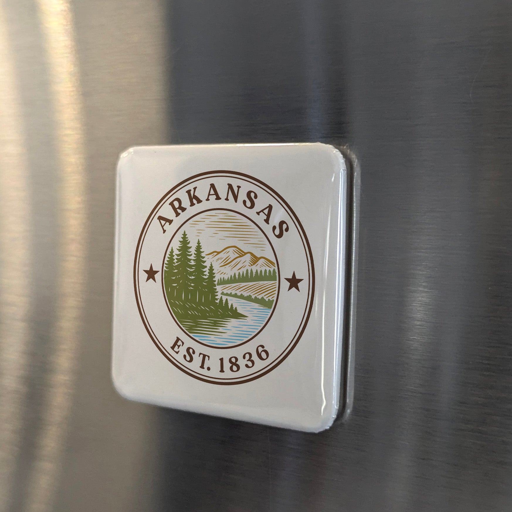 Arkansas Magnet | The Natural State | 2×2 | Made in Canada - PhiloPerse