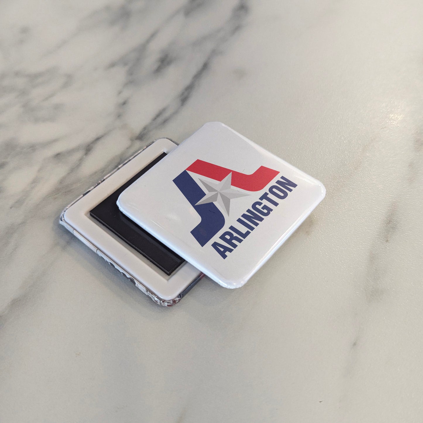 Arlington Texas Magnet | Star of the Metroplex | 2×2 | Made in Canada - PhiloPerse