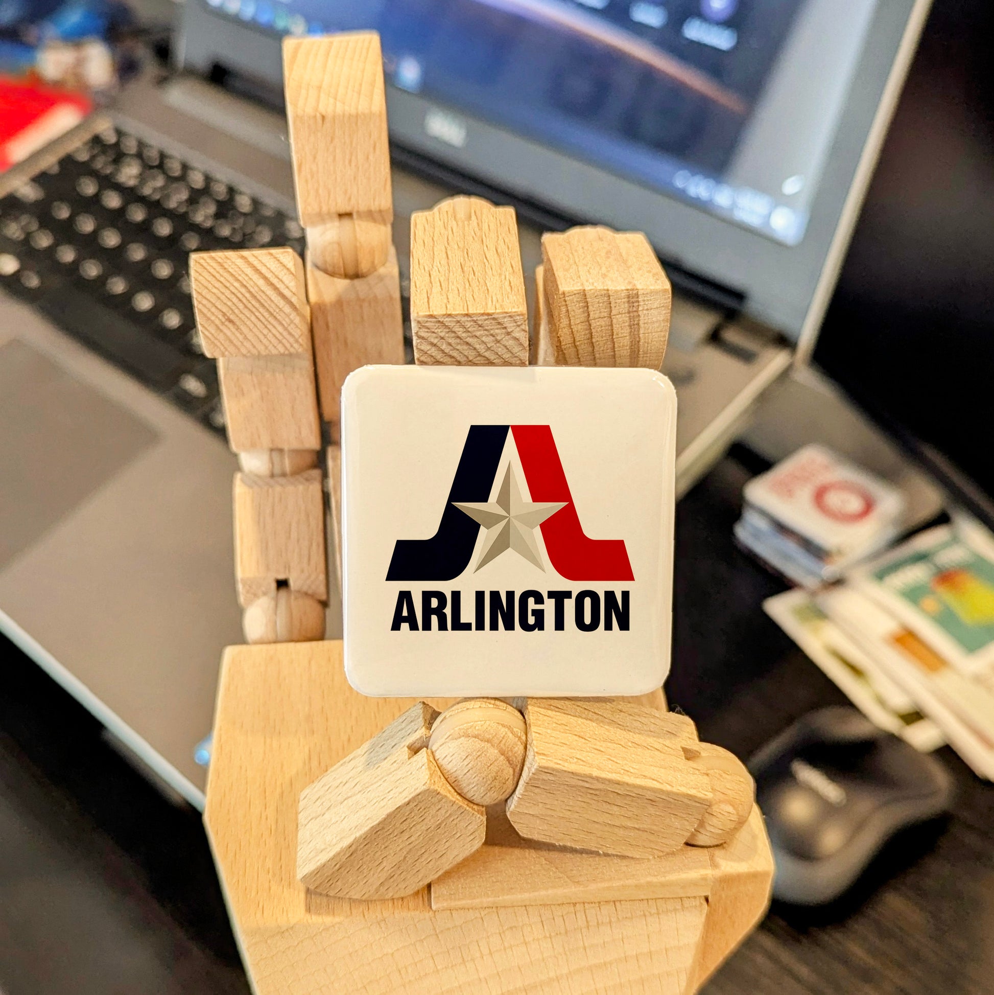 Arlington Texas Magnet | Star of the Metroplex | 2×2 | Made in Canada - PhiloPerse