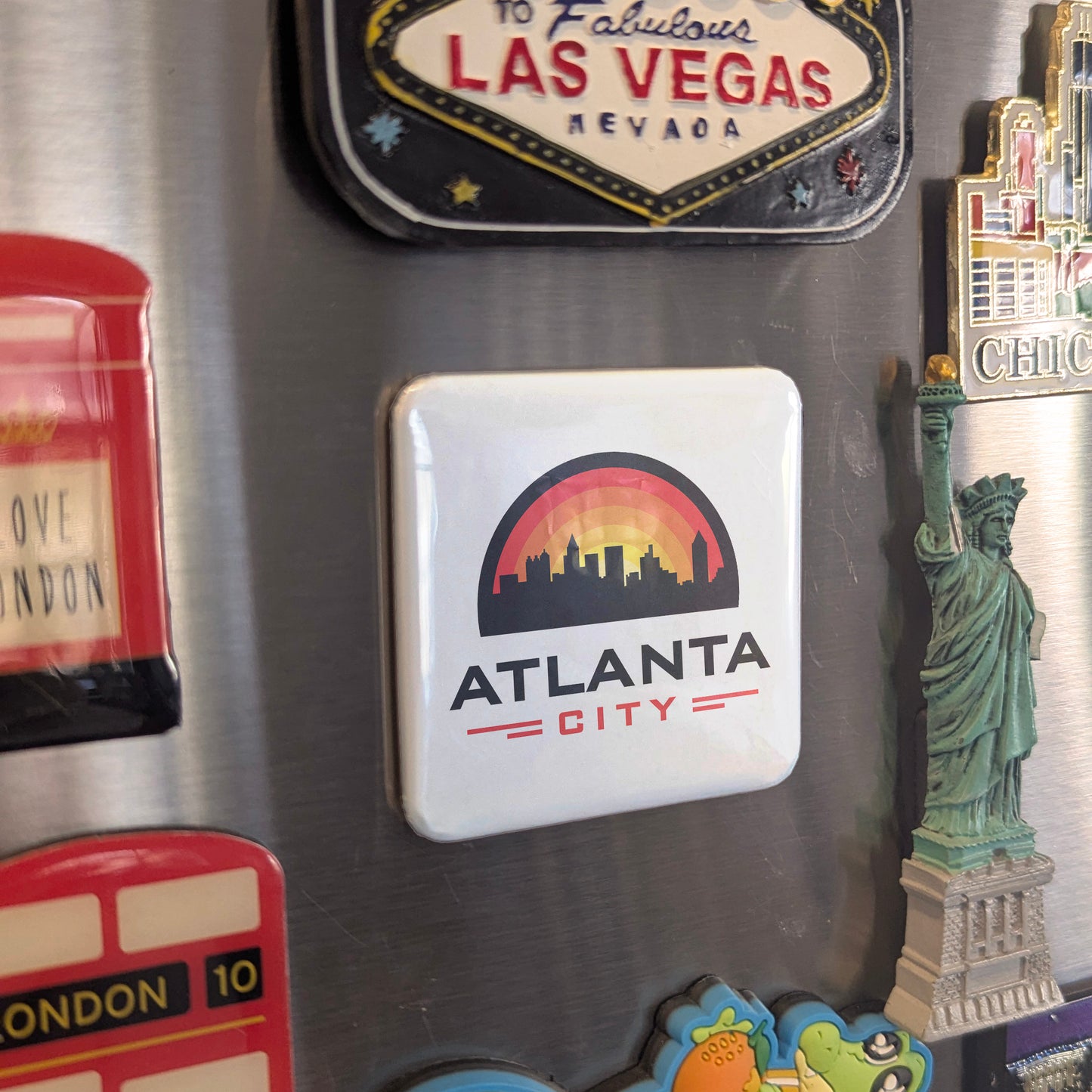 Atlanta Georgia Magnet | ATL Sunset City | 2×2 | Made in Canada - PhiloPerse