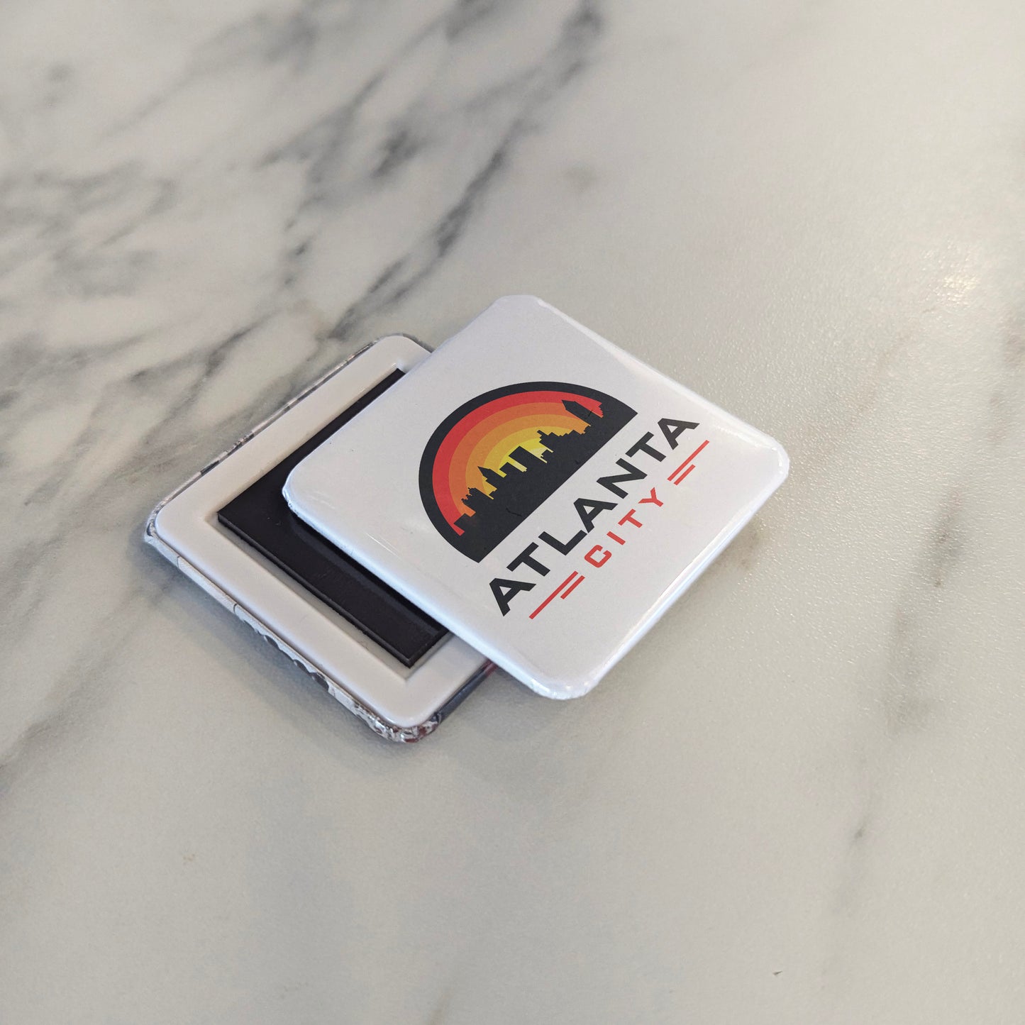 Atlanta Georgia Magnet | ATL Sunset City | 2×2 | Made in Canada - PhiloPerse