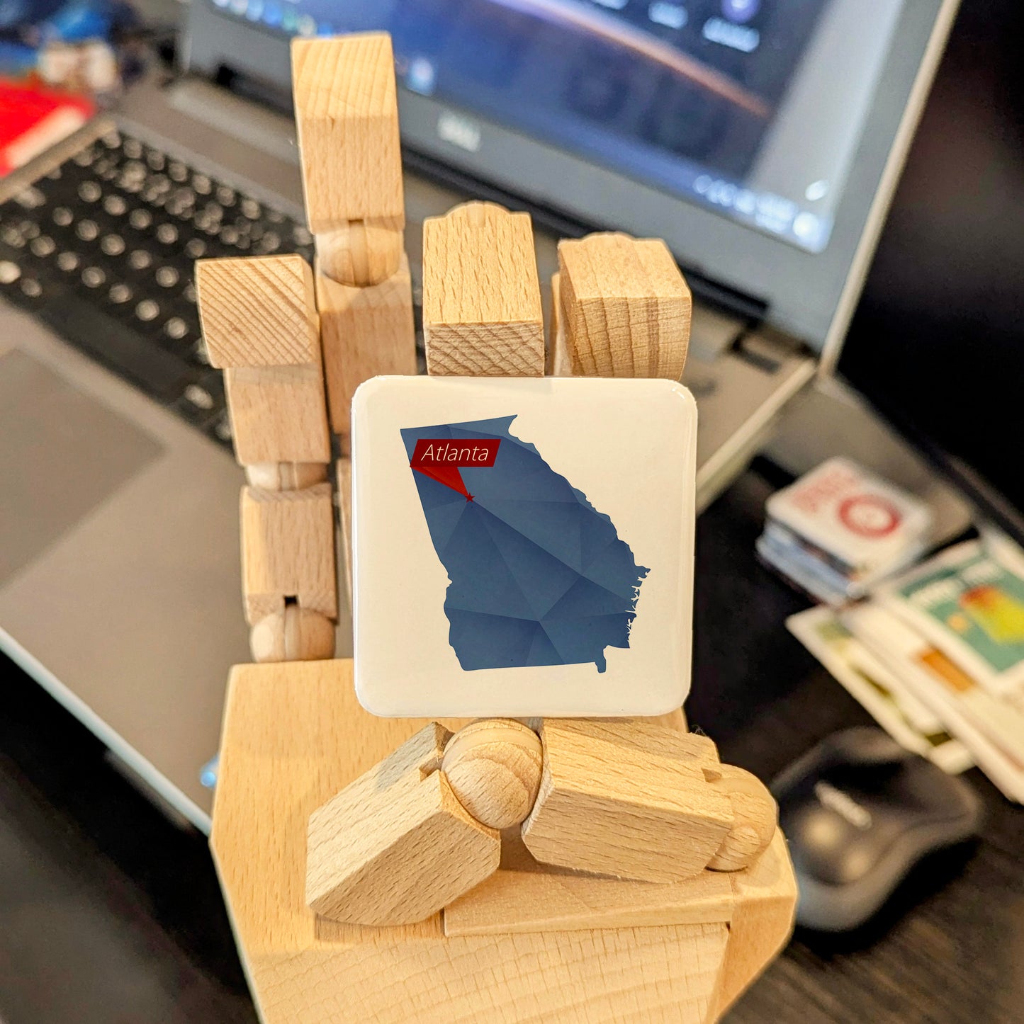 Atlanta Georgia Magnet | Georgia Capital | 2×2 | Made in Canada - PhiloPerse
