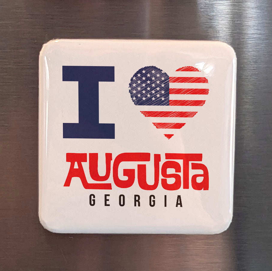 Augusta Georgia Magnet | Home of the Masters | 2×2 | Made in Canada - PhiloPerse