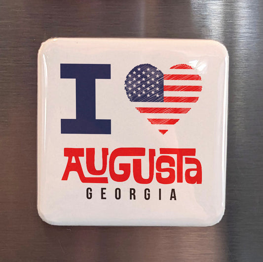 Augusta Georgia Magnet | Home of the Masters | 2×2 | Made in Canada - PhiloPerse