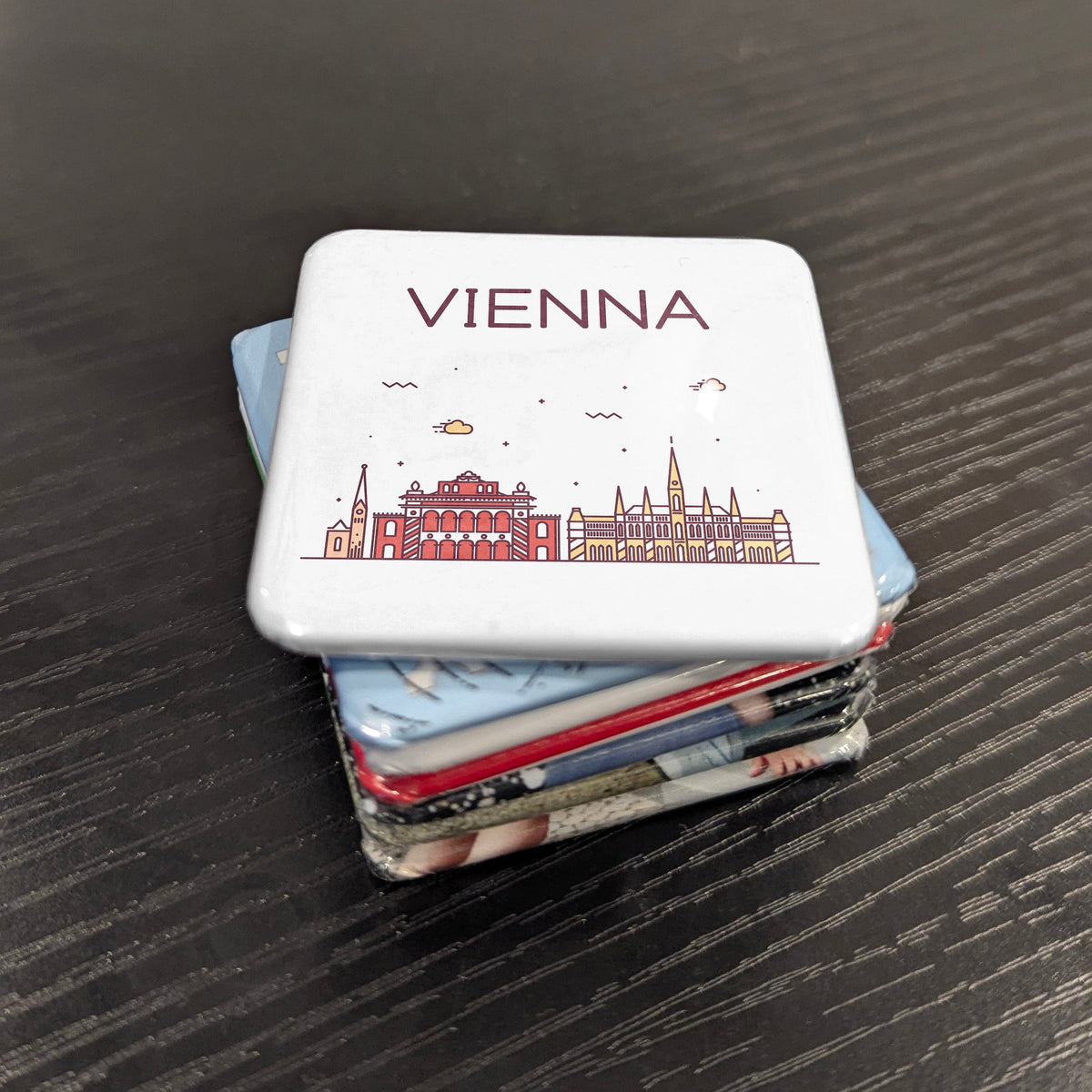 Vienna Austria Magnet | Imperial Capital of the Habsburg Danube | 2x2 | Made in Canada