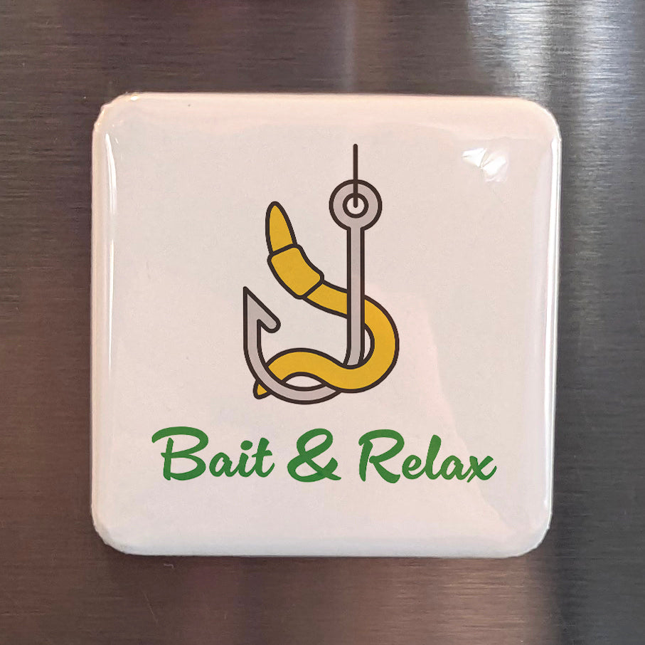 Bait & Relax Fridge Magnet - PhiloPerse