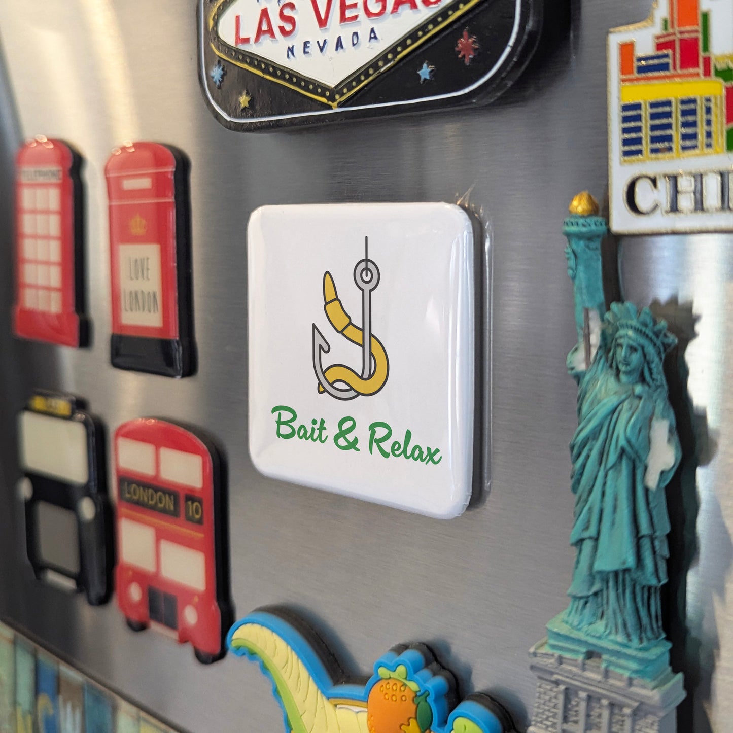 Bait & Relax Fridge Magnet - PhiloPerse