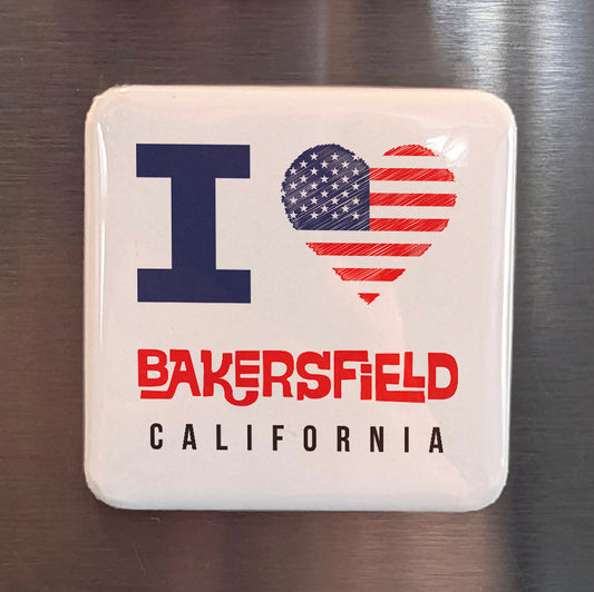 Bakersfield California Magnet | Country Music Capital | 2×2 | Made in Canada - PhiloPerse
