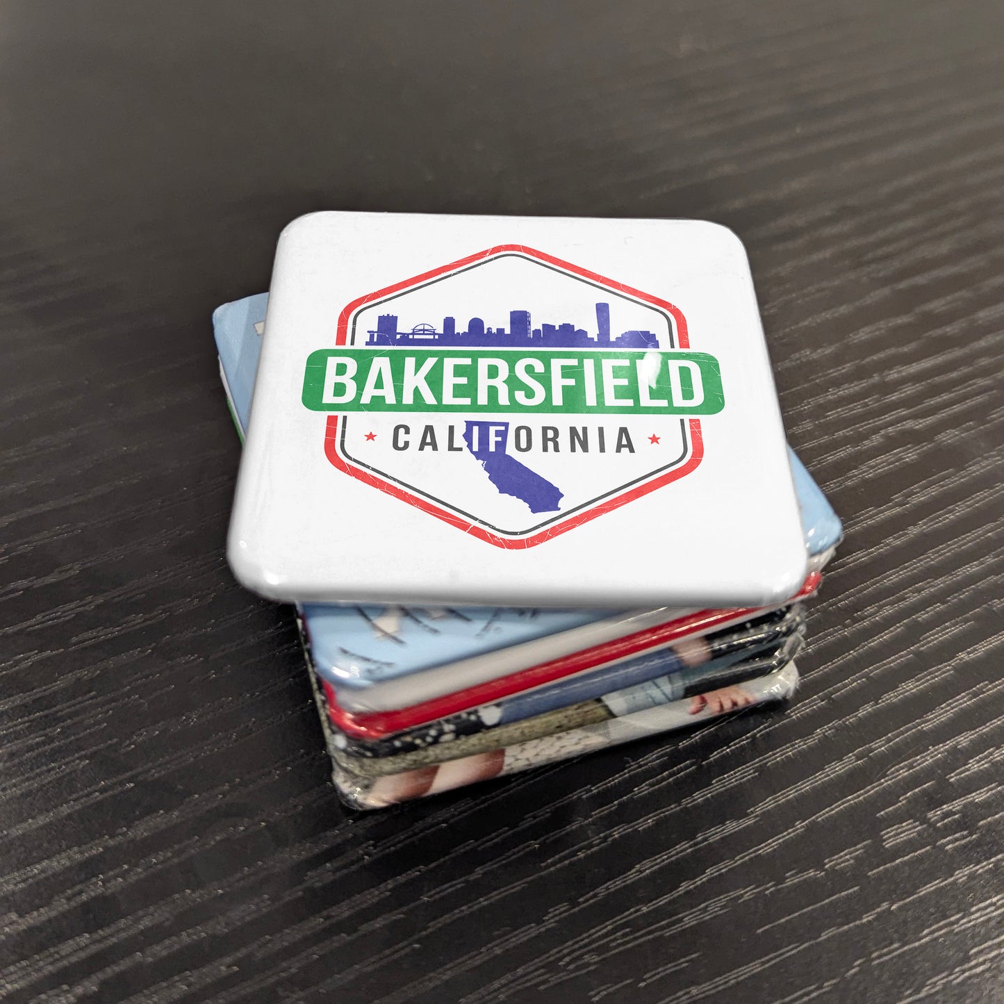 Bakersfield California Magnet | City Skyline | 2×2 | Made in Canada - PhiloPerse