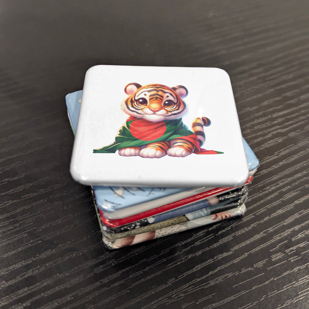 Bangladesh Asia Magnet | Bengal Tiger of the Sundarbans | 2x2 | Made in Canada