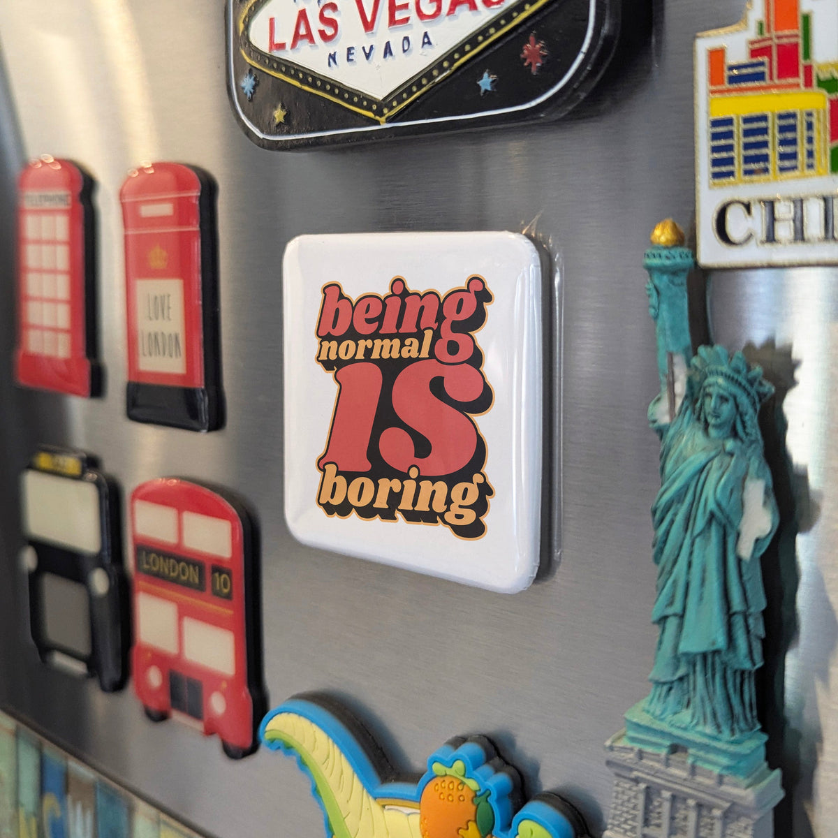 Being Normal Is Boring Magnet | Be Yourself | 2×2 | Made in Canada - PhiloPerse