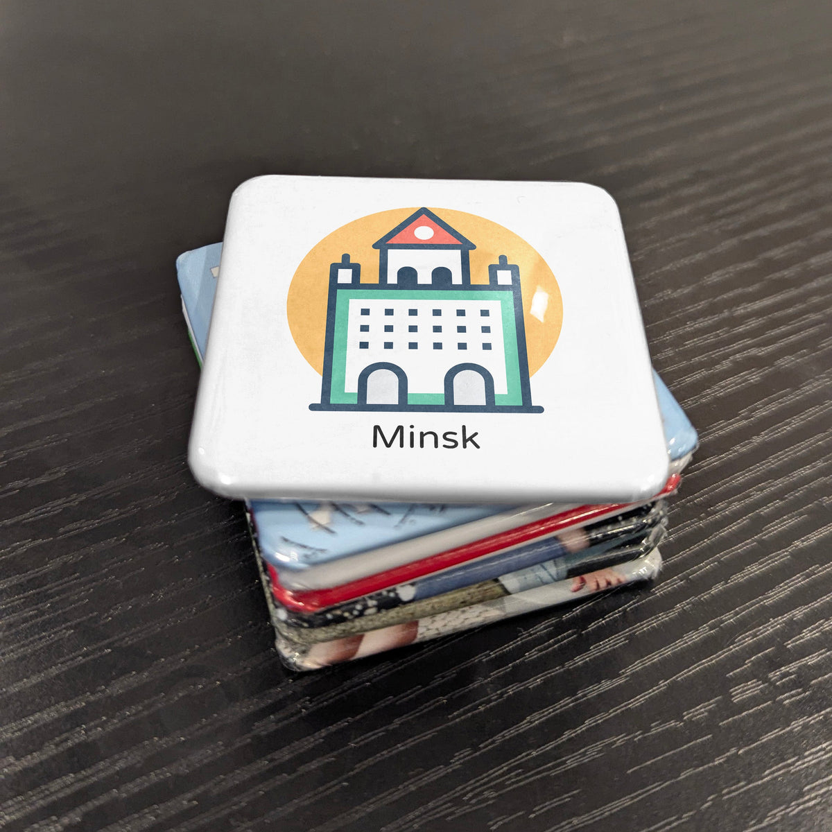Minsk Belarus Magnet | Capital city on the Svislach River | 2x2 | Made in Canada