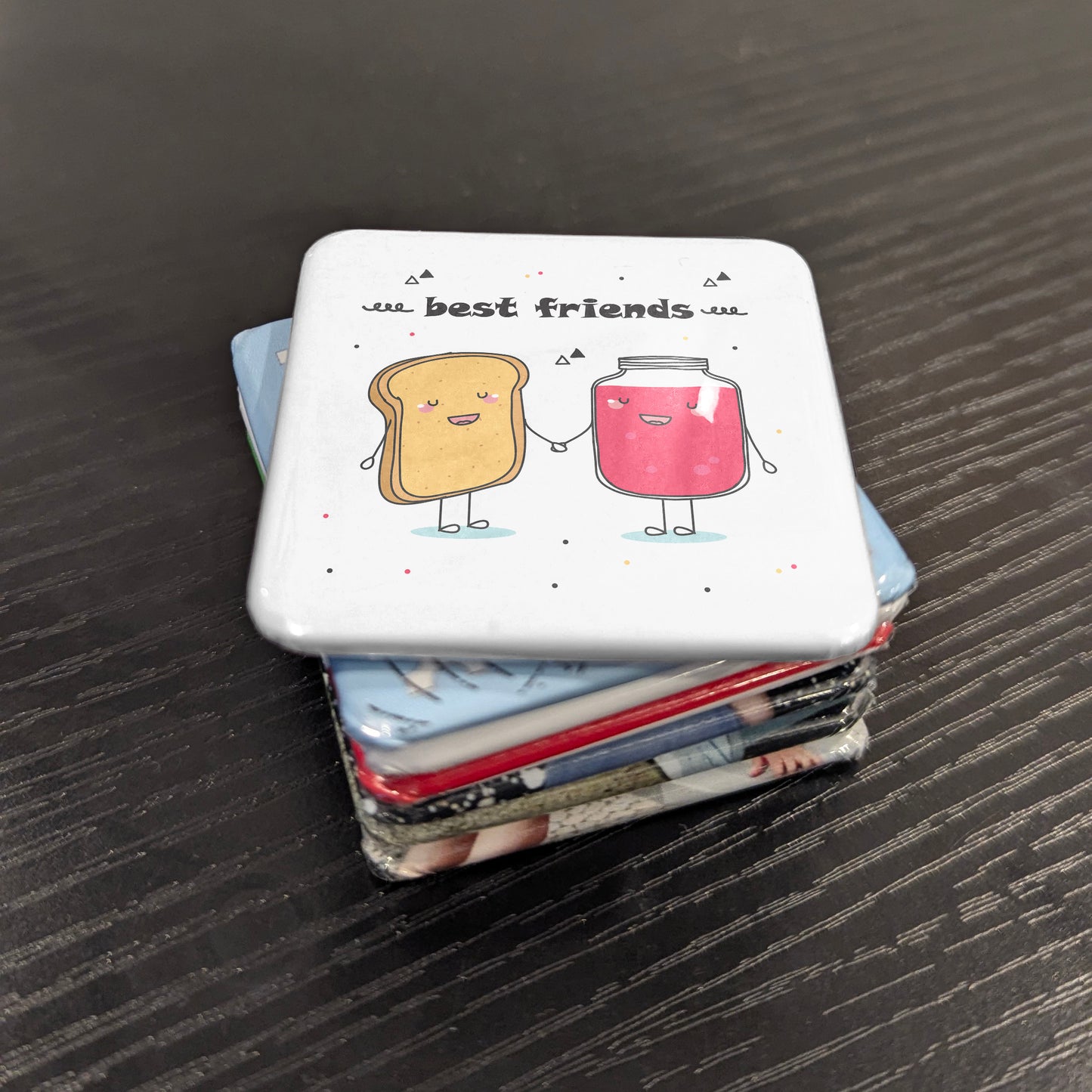 Best Friends like Bread and Jam Fridge Magnet - PhiloPerse