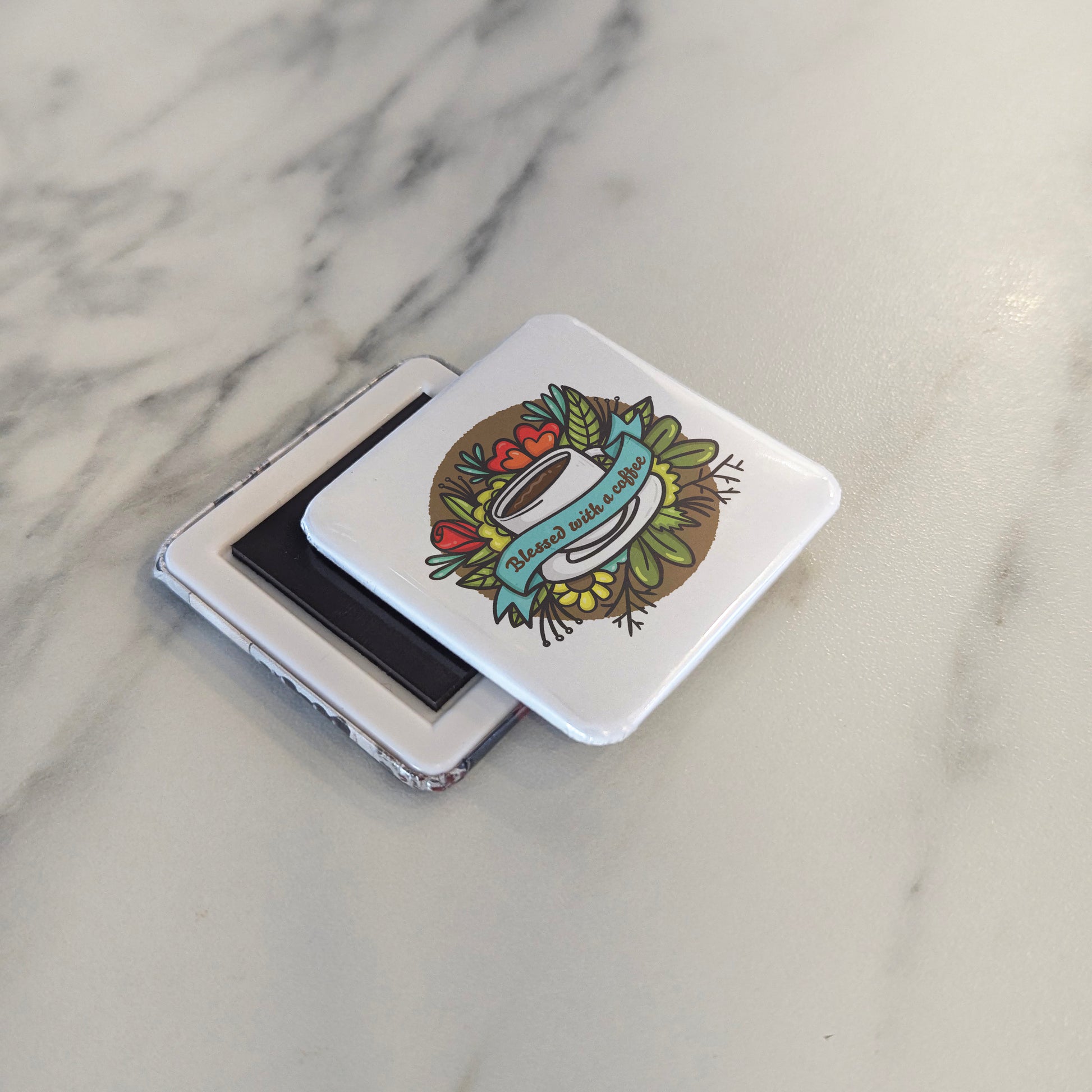 Blessed with a Coffee Fridge Magnet - PhiloPerse