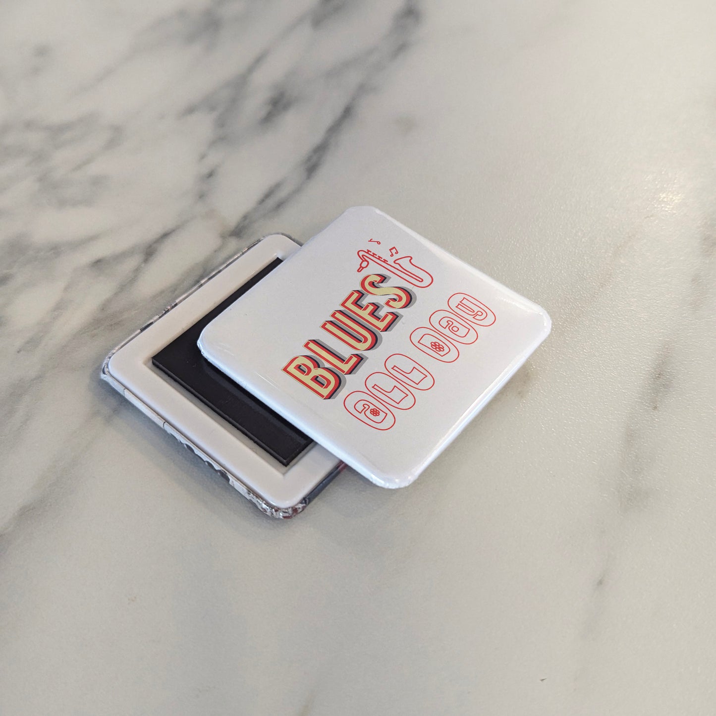 Blues All Day Fridge Magnet - PhiloPerse