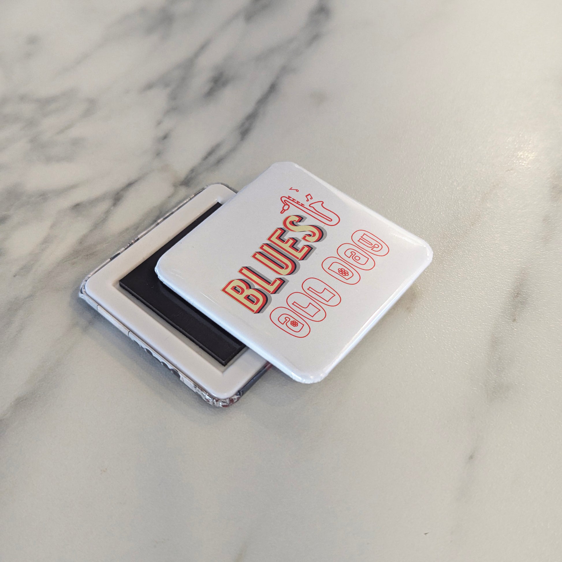 Blues All Day Fridge Magnet - PhiloPerse