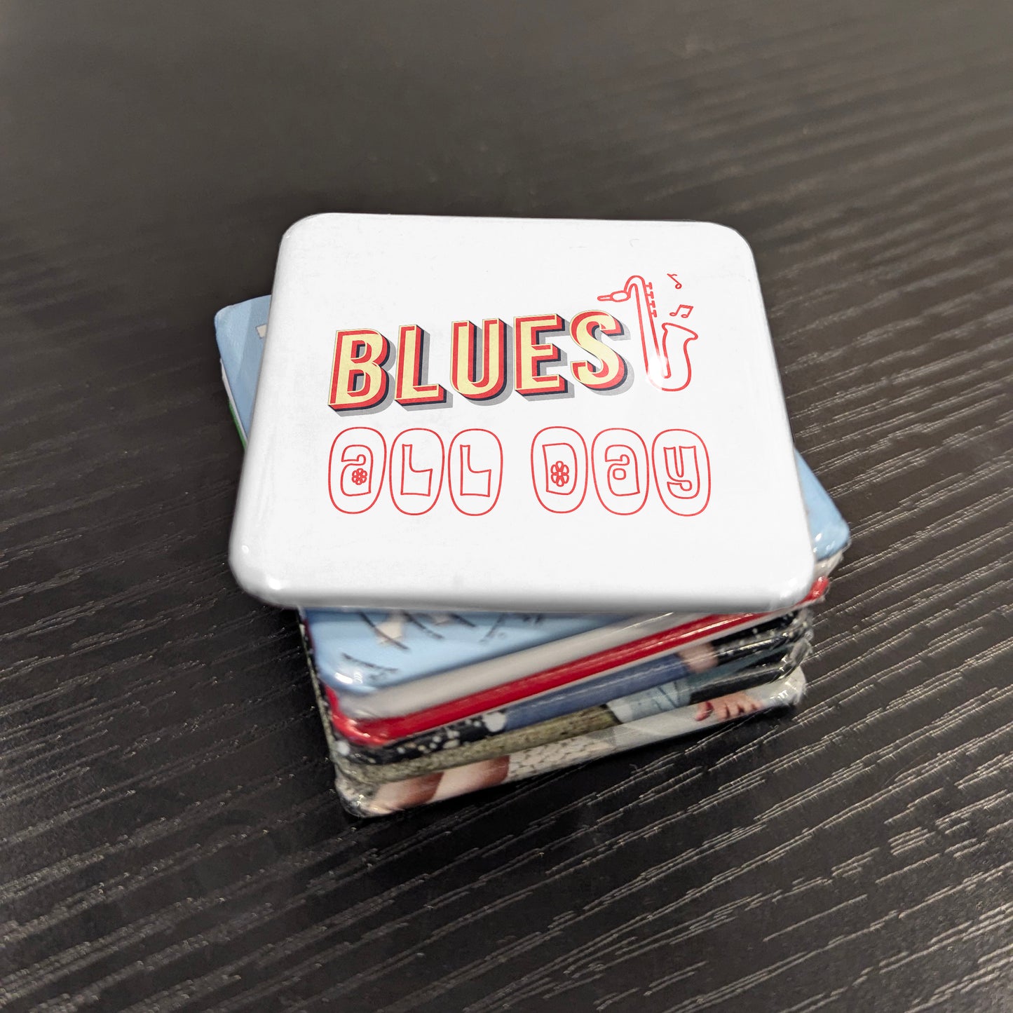 Blues All Day Fridge Magnet - PhiloPerse