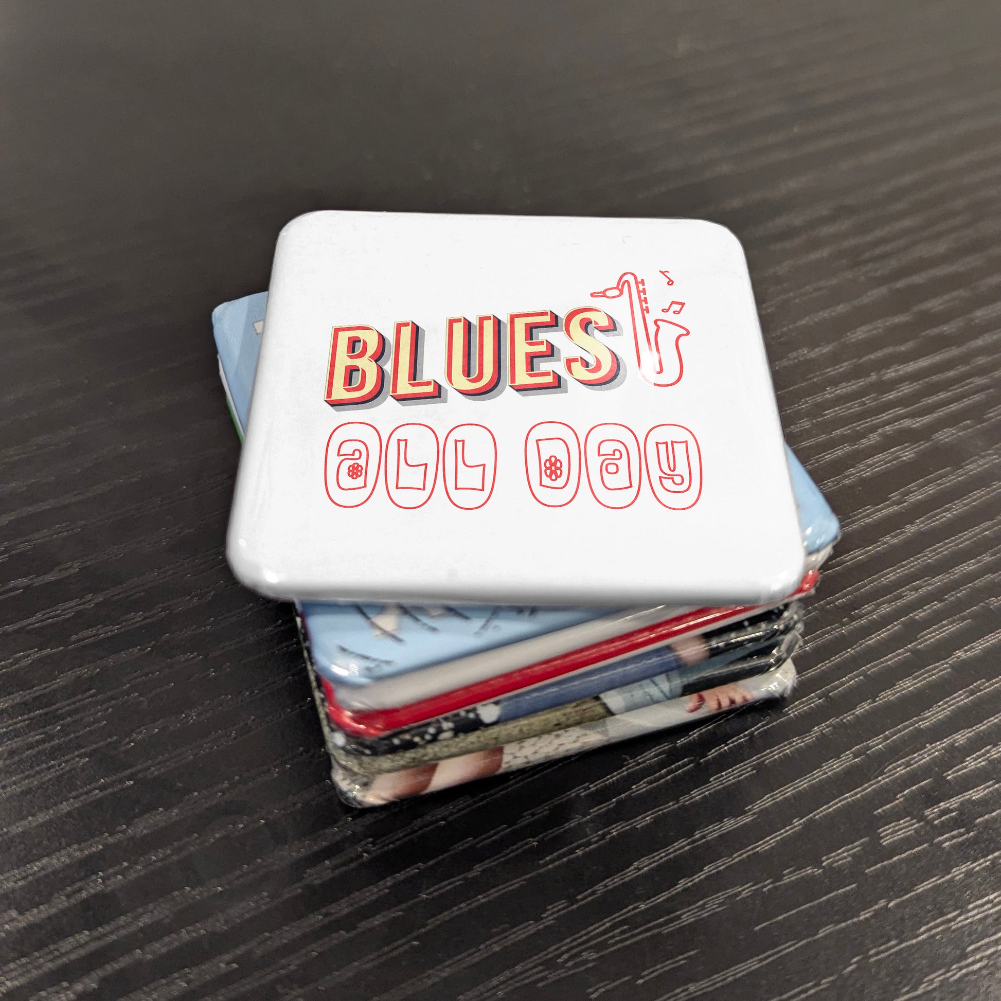 Blues All Day Fridge Magnet - PhiloPerse