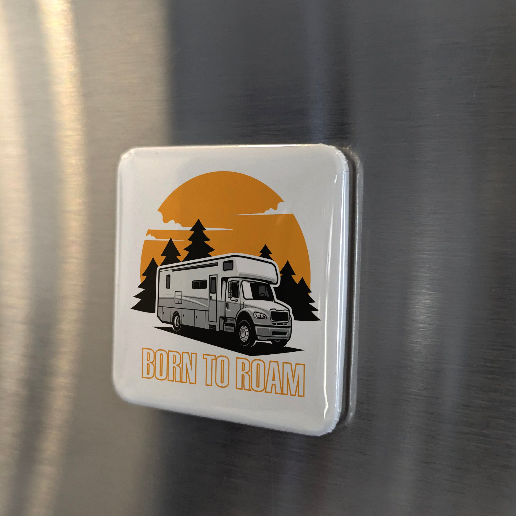 Born to Roam Fridge Magnet - PhiloPerse