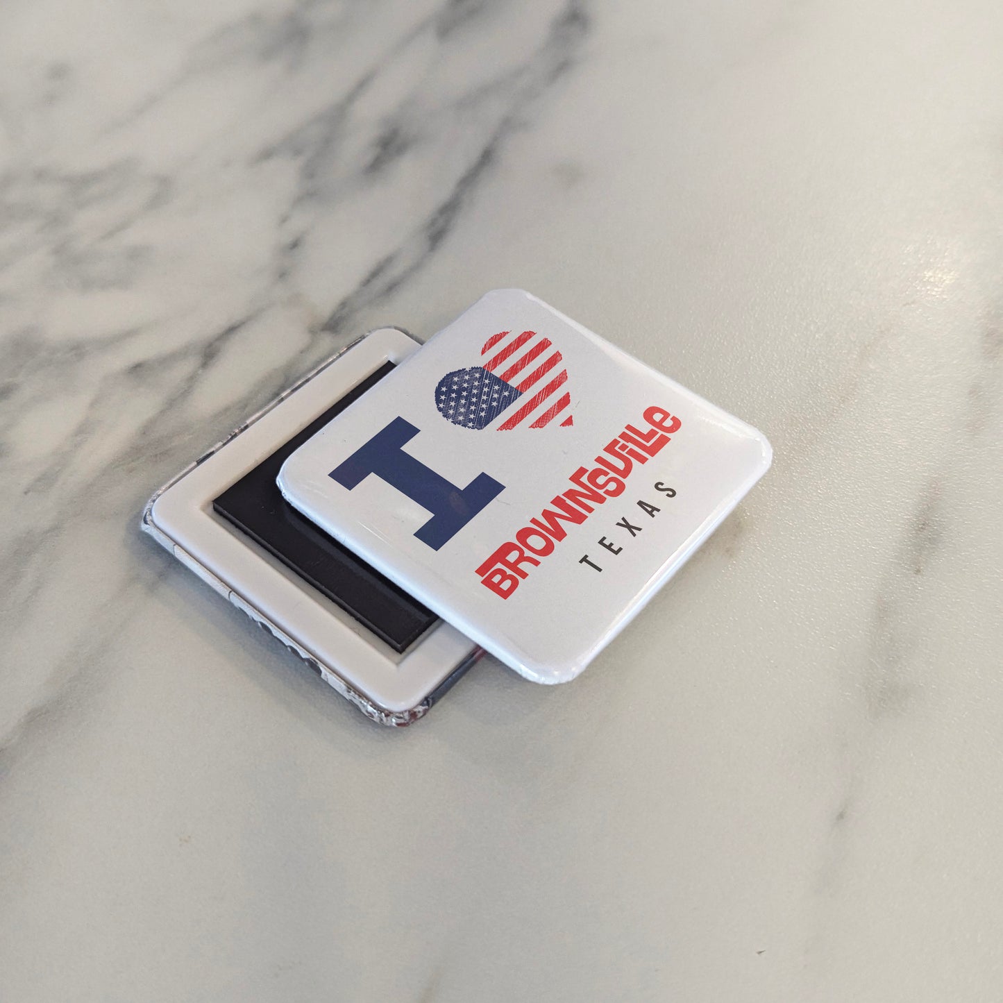 Brownsville Texas Magnet | Rio Grande Pride | 2×2 | Made in Canada - PhiloPerse