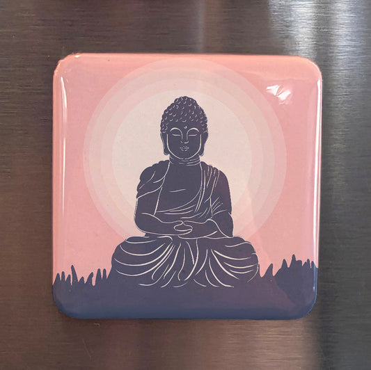 Asia Magnet | Iluminación de Buda de la Tradición del Loto | 2x2 | Hecho en Canadá