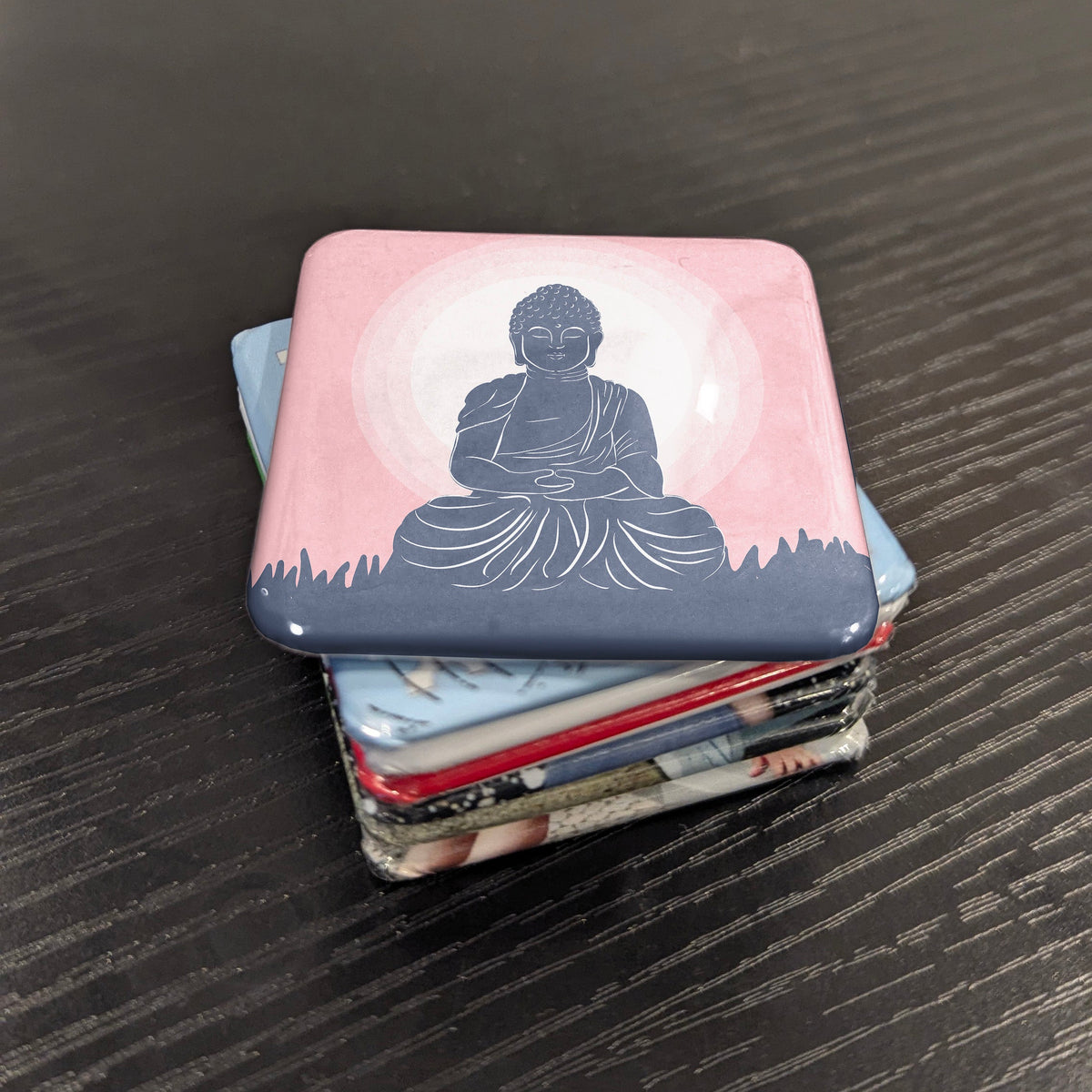 Asia Magnet | Buddha Enlightenment of the Lotus Tradition | 2x2 | Made in Canada