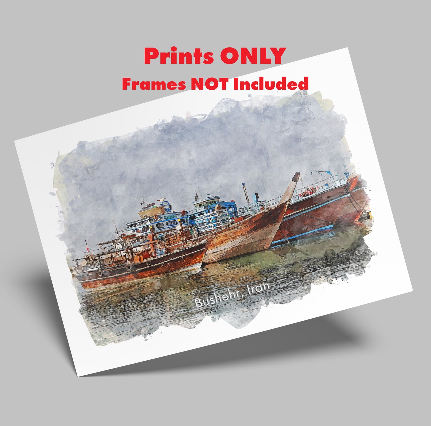 Bushehr, Iran, Art Print | 8×10 | Made in Canada - PhiloPerse